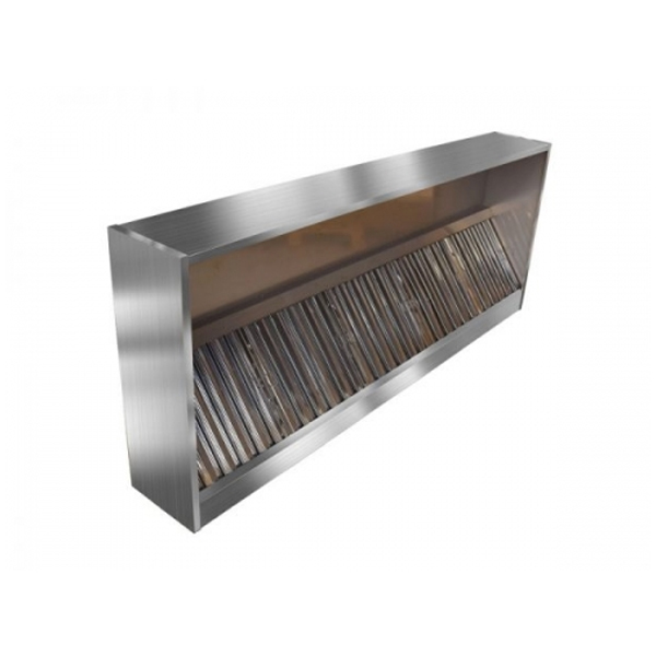 Campana acero inoxidable mural 300 cms.