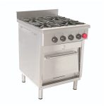 Cocina industrial 4 platos Maigas