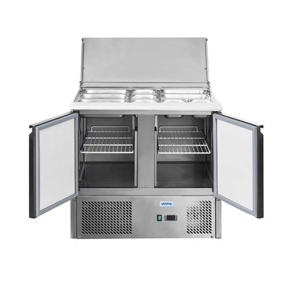 Meson saladette 2 puertas 10 tachos Ventus