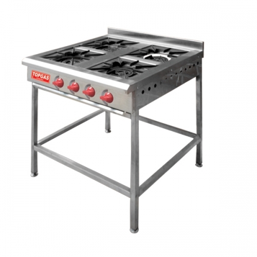ANAFE INDUSTRIAL 4 PLATOS TOPGAS