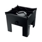 ANAFE SIMPLE BAJO 43X43 GLP NEGRO