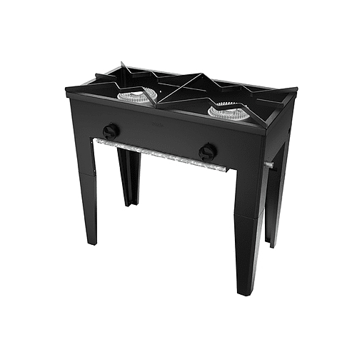 ANAFE DOBLE ALTO 43X43 GLP NEGRO