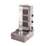 Asador de shawarma 3 quemadores